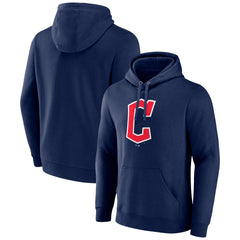 Navy Cleveland Guardians Official Wordmark Pullover Hoodie
