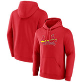 Red St. Louis Cardinals Official Wordmark Pullover Hoodie