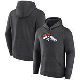 Primary Team Logo Fitted Pullover Hoodie - Denver Broncos Hoodies