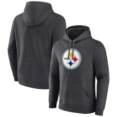 Primary Team Logo Fitted Pullover Hoodie - Pittsburgh Steelers Hoodies