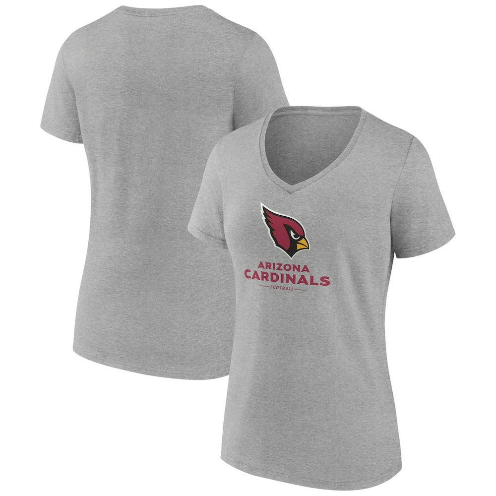 Women's Logo Team Lockup V-Neck T-Shirt - Arizona Cardinals T-shirts