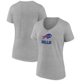 Women's Logo Team Lockup V-Neck T-Shirt - Buffalo Bills T-shirts