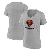 Women's Logo Team Lockup V-Neck T-Shirt - Chicago Bears T-shirts