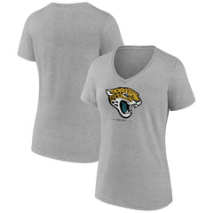Women's Logo Team Lockup V-Neck T-Shirt - Jacksonville Jaguars T-shirts