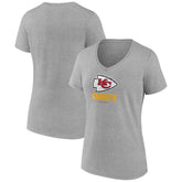 Women's Logo Team Lockup V-Neck T-Shirt - Kansas City Chiefs T-shirts