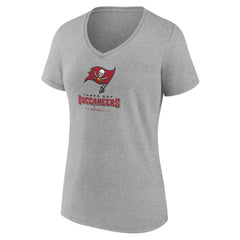 Women's Logo Team Lockup V-Neck T-Shirt - Tampa Bay Buccaneers T-shirts