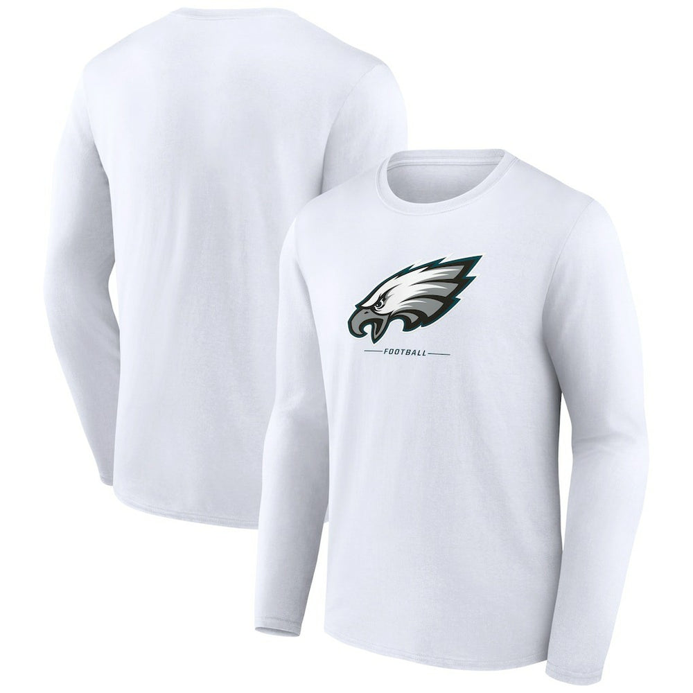 Logo Team Lockup Long Sleeve T-Shirt - Philadelphia Eagles T-shirts