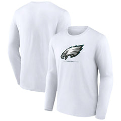 Logo Team Lockup Long Sleeve T-Shirt - Philadelphia Eagles T-shirts