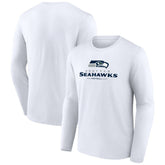 Logo Team Lockup Long Sleeve T-Shirt - Seattle Seahawks T-shirts