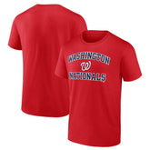 Red Washington Nationals Heart and Soul T-Shirt