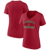 Red Arizona Diamondbacks Women's Heart and Soul V-Neck T-Shirt