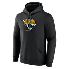 Logo Team Lockup Fitted Pullover Hoodie - Jacksonville Jaguars Hoodies