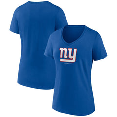 Women's Logo Team Lockup V-Neck T-Shirt - New York Giants T-shirts