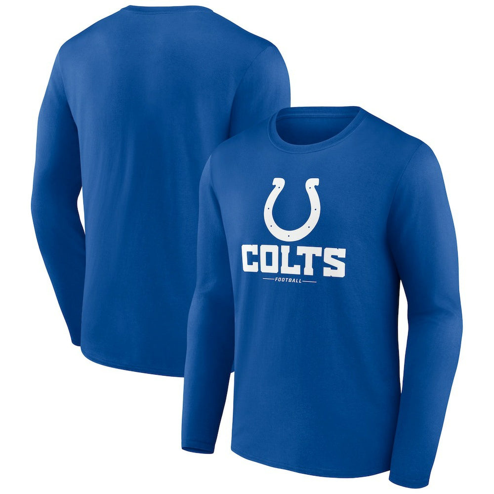 Logo Team Lockup Long Sleeve T-Shirt - Indianapolis Colts T-shirts