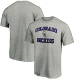 Heather Gray Colorado Rockies Heart & Soul T-Shirt