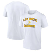 White San Diego Padres Heart and Soul T-Shirt