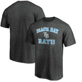 Charcoal Tampa Bay Rays Heart and Soul T-Shirt
