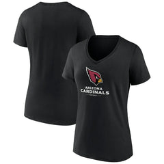 Women's Logo Team Lockup V-Neck T-Shirt - Arizona Cardinals T-shirts