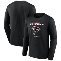 Logo Team Lockup Long Sleeve T-Shirt - Atlanta Falcons T-shirts