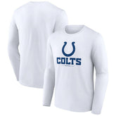 Logo Team Lockup Long Sleeve T-Shirt - Indianapolis Colts T-shirts