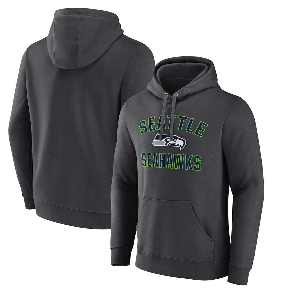 Victory Arch Fitted Pullover Hoodie - Seattle Seahawks Hoodies