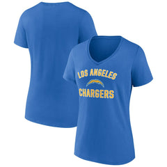 Women's Victory Arch Team V-Neck T-Shirt - Los Angeles Chargers T-shirts