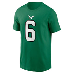 DeVonta Smith Alternate Player Name & Number T-Shirt - Philadelphia Eagles T-shirts