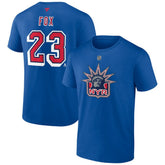 NHL Adam Fox New York Rangers Fanatics Special Edition 2.0 Name & Number T-Shirt