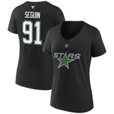 NHL Tyler Seguin Dallas Stars Fanatics Women's Special Edition 2.0 Name & Number V-Neck T-Shirt
