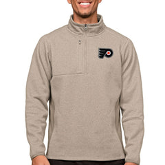 NHL Philadelphia Flyers Antigua Course Quarter-Zip Pullover Top