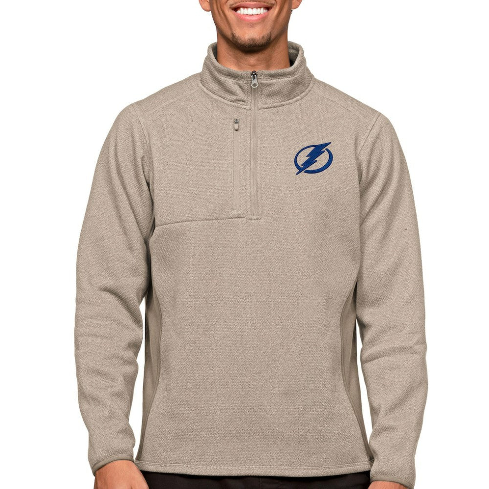 NHL Tampa Bay Lightning Antigua Course Quarter-Zip Pullover Top