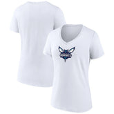 Charlotte Hornets Women's Logo V-Neck T-Shirt