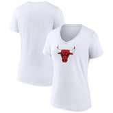 Chicago Bulls Women's Logo V-Neck T-Shirt sale