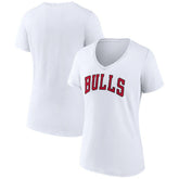 Chicago Bulls Women's Wordmark V-Neck T-Shirt sale