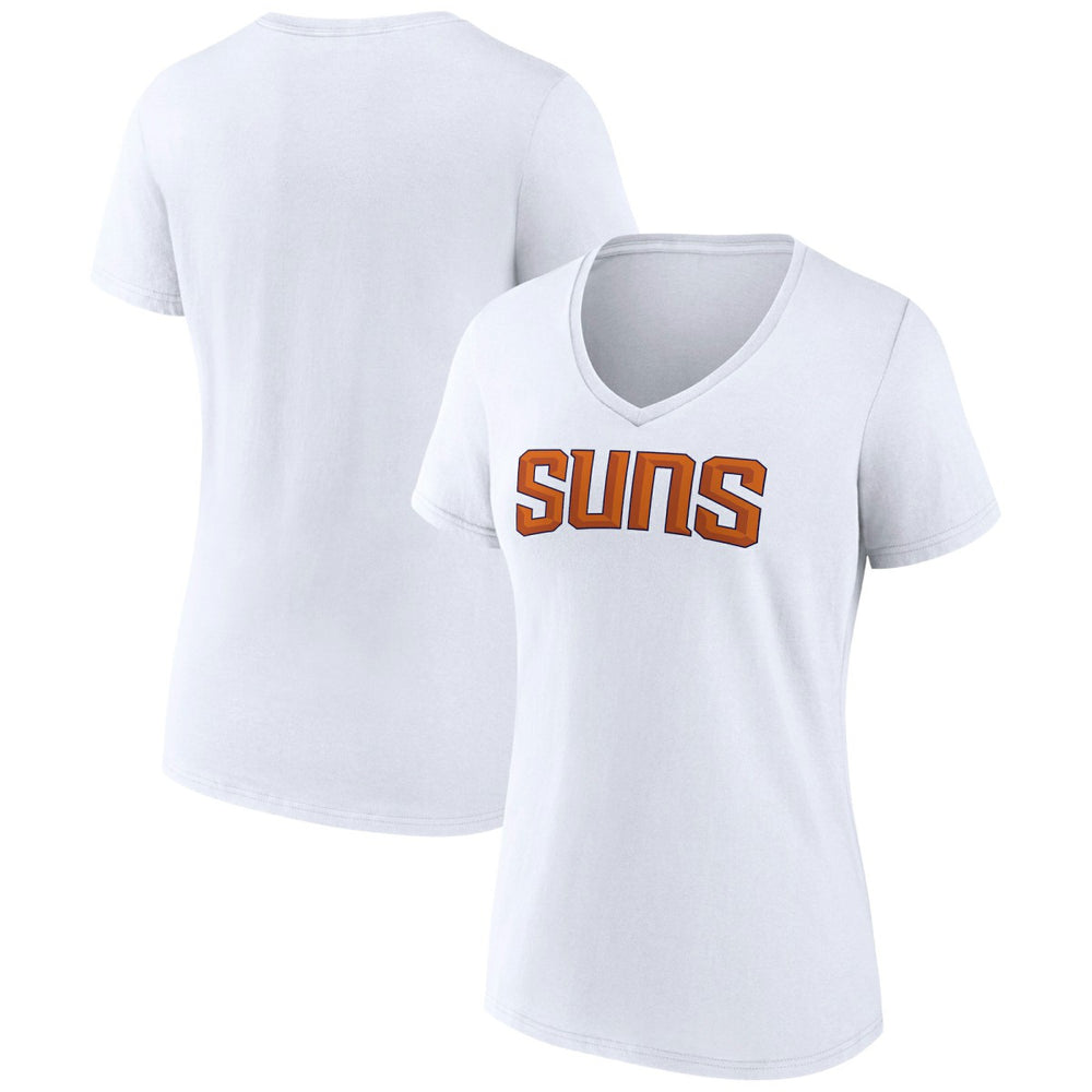 Phoenix Suns Women's Wordmark V-Neck T-Shirt