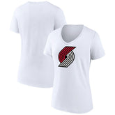 Portland Trail Blazers Women's Logo V-Neck T-Shirt