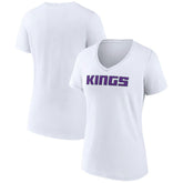 Sacramento Kings Women's Wordmark V-Neck T-Shirt