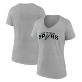 San Antonio Spurs Women's Wordmark V-Neck T-Shirt