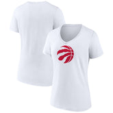 Toronto Raptors Women's Primary Logo V-Neck T-Shirt