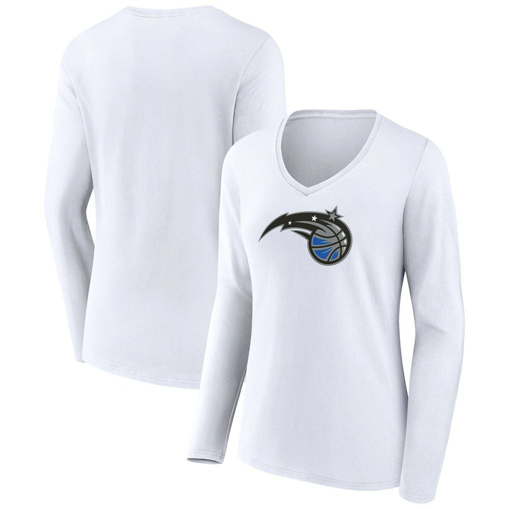 Orlando Magic Women's Logo Long Sleeve V-Neck T-Shirt