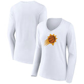 Phoenix Suns Women's Logo Long Sleeve V-Neck T-Shirt