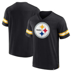 Jersey Tackle V-Neck T-Shirt - Pittsburgh Steelers T-shirts