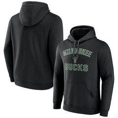 Black Victory Arch Pullover Hoodie