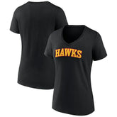 Atlanta Hawks Women's Wordmark V-Neck T-Shirt