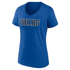 Dallas Mavericks Women's Wordmark V-Neck T-Shirt sale