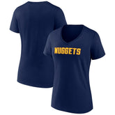 Denver Nuggets Women's Wordmark V-Neck T-Shirt sale