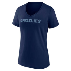 Memphis Grizzlies Women's Wordmark V-Neck T-Shirt