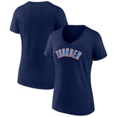 Oklahoma City Thunder Women's Wordmark V-Neck T-Shirt