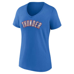 Oklahoma City Thunder Women's Wordmark V-Neck T-Shirt