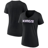 Sacramento Kings Women's Wordmark V-Neck T-Shirt